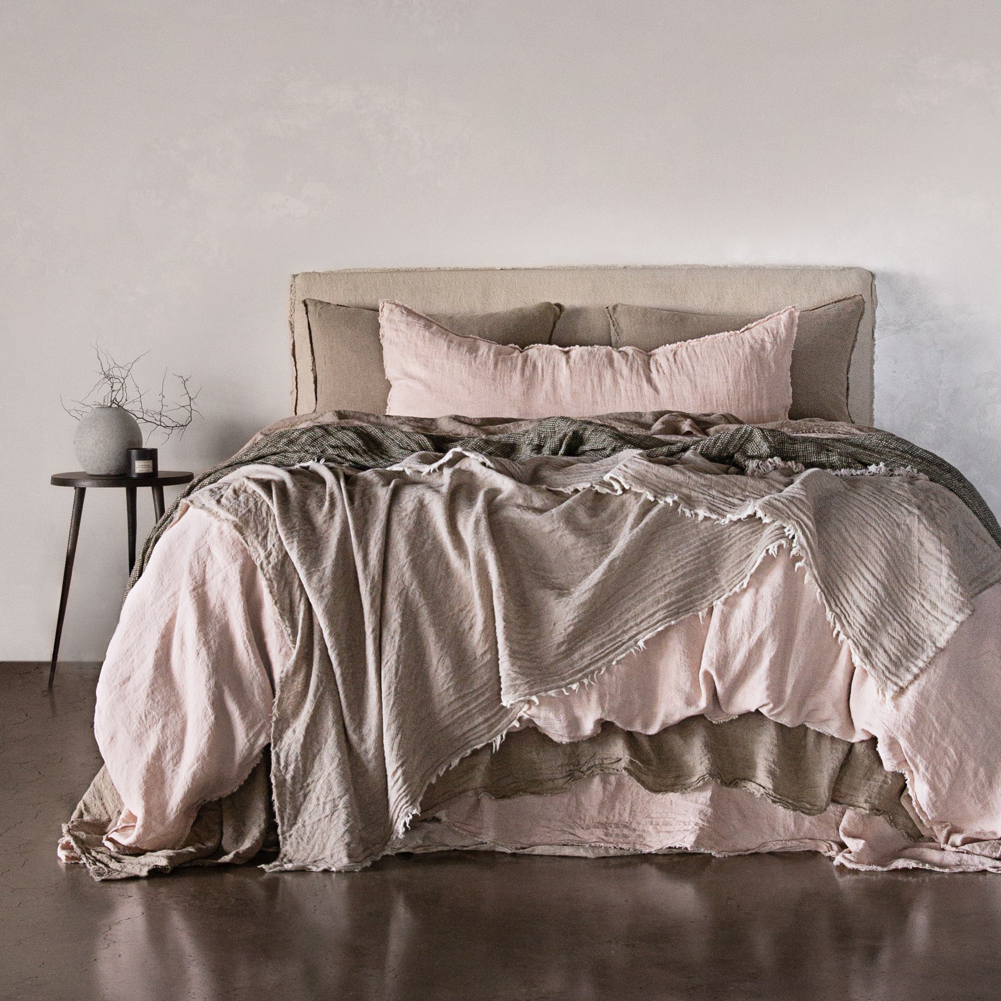 Linen Duvet Cover | Earthy Pink | Hale Mercantile Co.