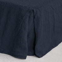 Basix Linen Bed Skirt/Valance - Bateau