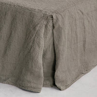 Basix Linen Bed Skirt/Valance - Cep