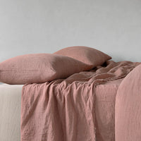 Basix Linen Pillowcase - Rosa