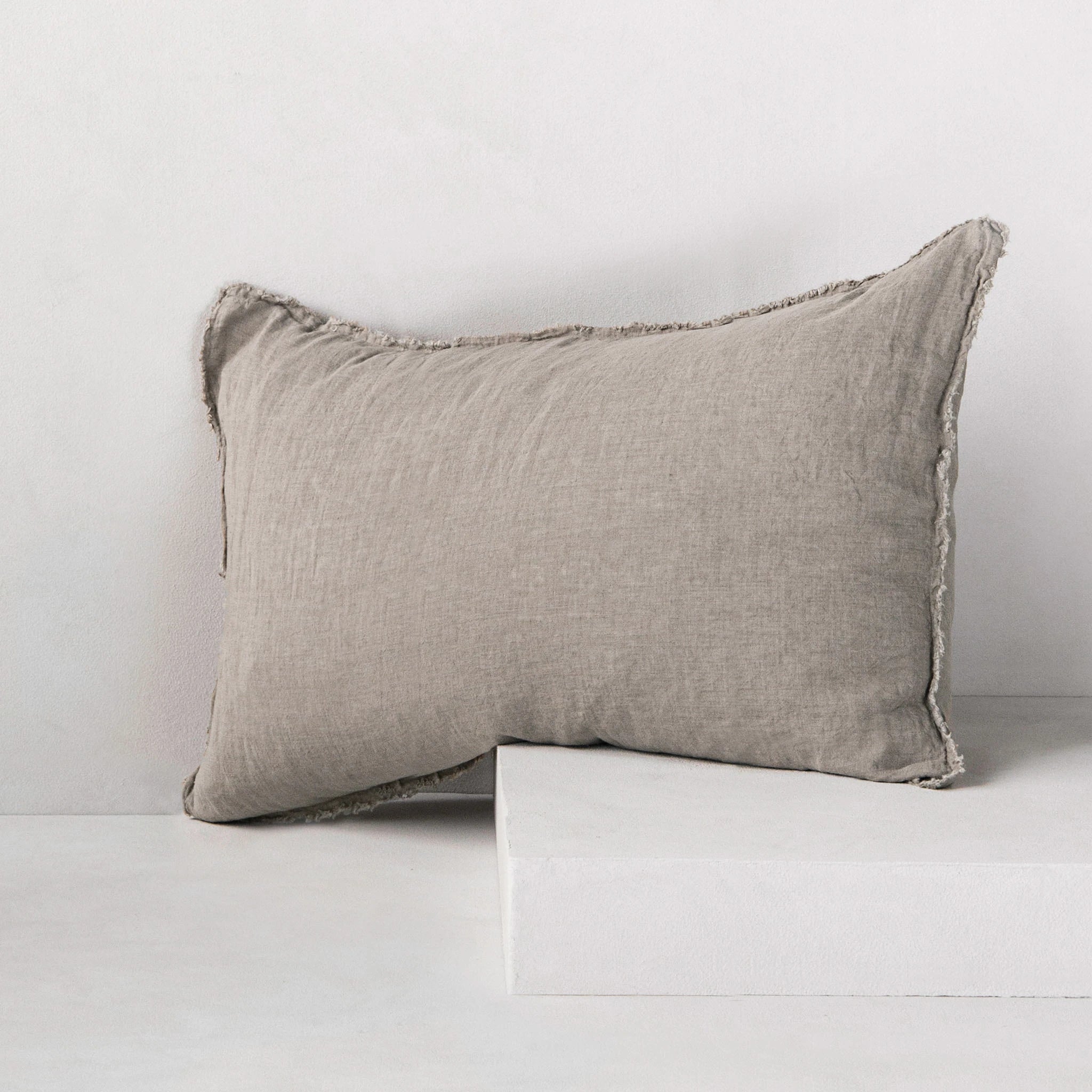 Flocca Linen Pillowcase | Classic Taupe | Hale Mercantile Co.