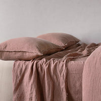 Flocca Linen Pillowcase - Rosa