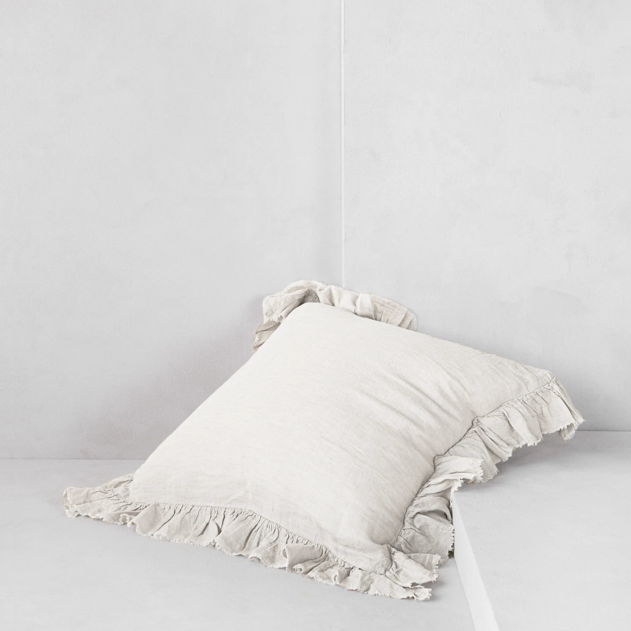Linen European Pillowcase | Pale Stone | Hale Mercantile Co.