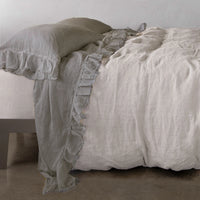 Kristine Linen Flat Sheet - Cep