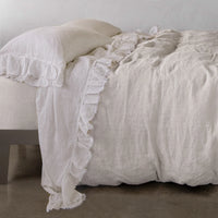Kristine Linen Flat Sheet - Petra