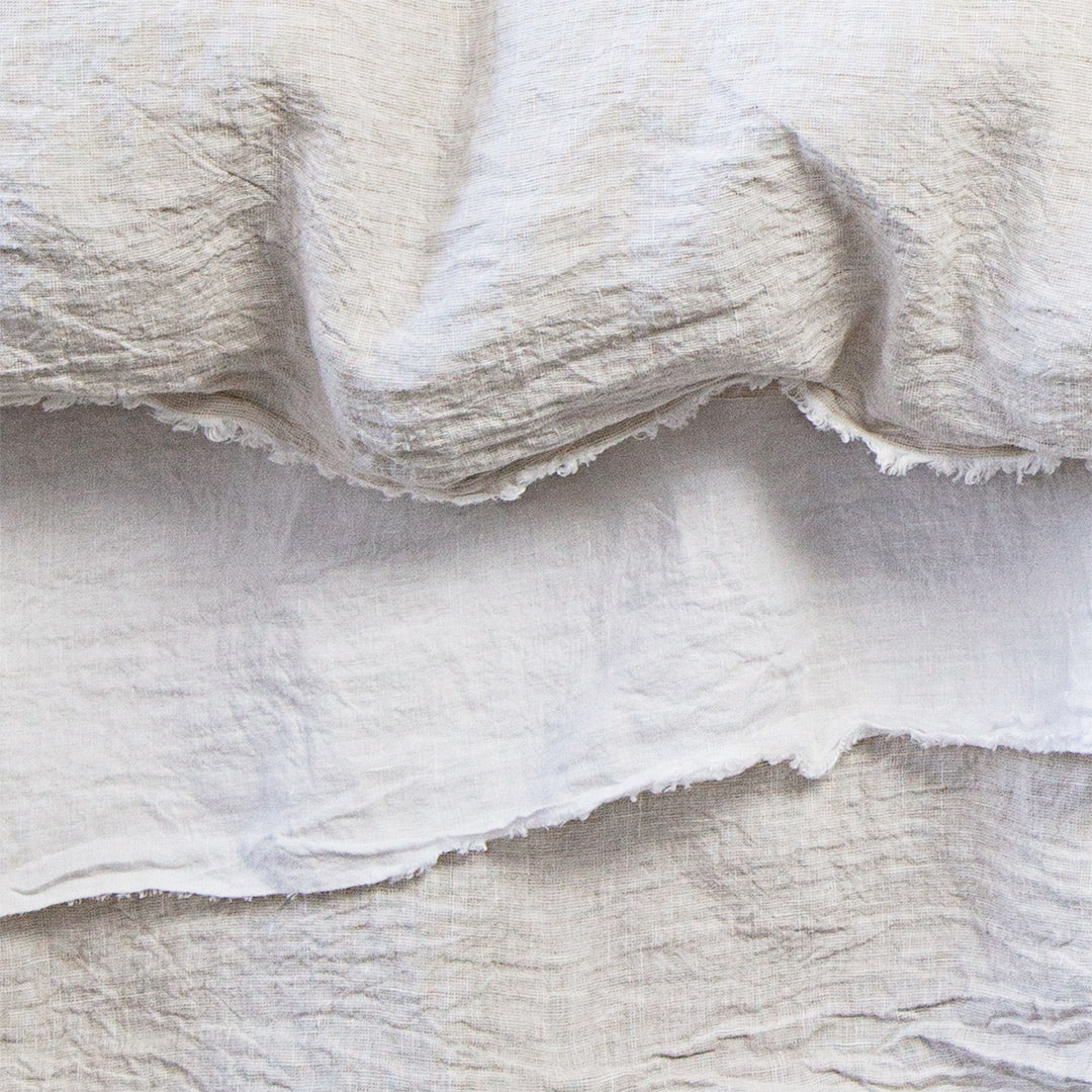 Flocca Linen Flat Sheet | Antique White | Hale Mercantile Co.