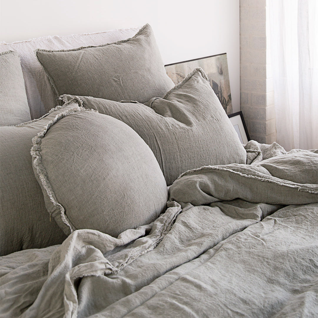 Linen Duvet Cover | Silvery Sage | Hale Mercantile Co.