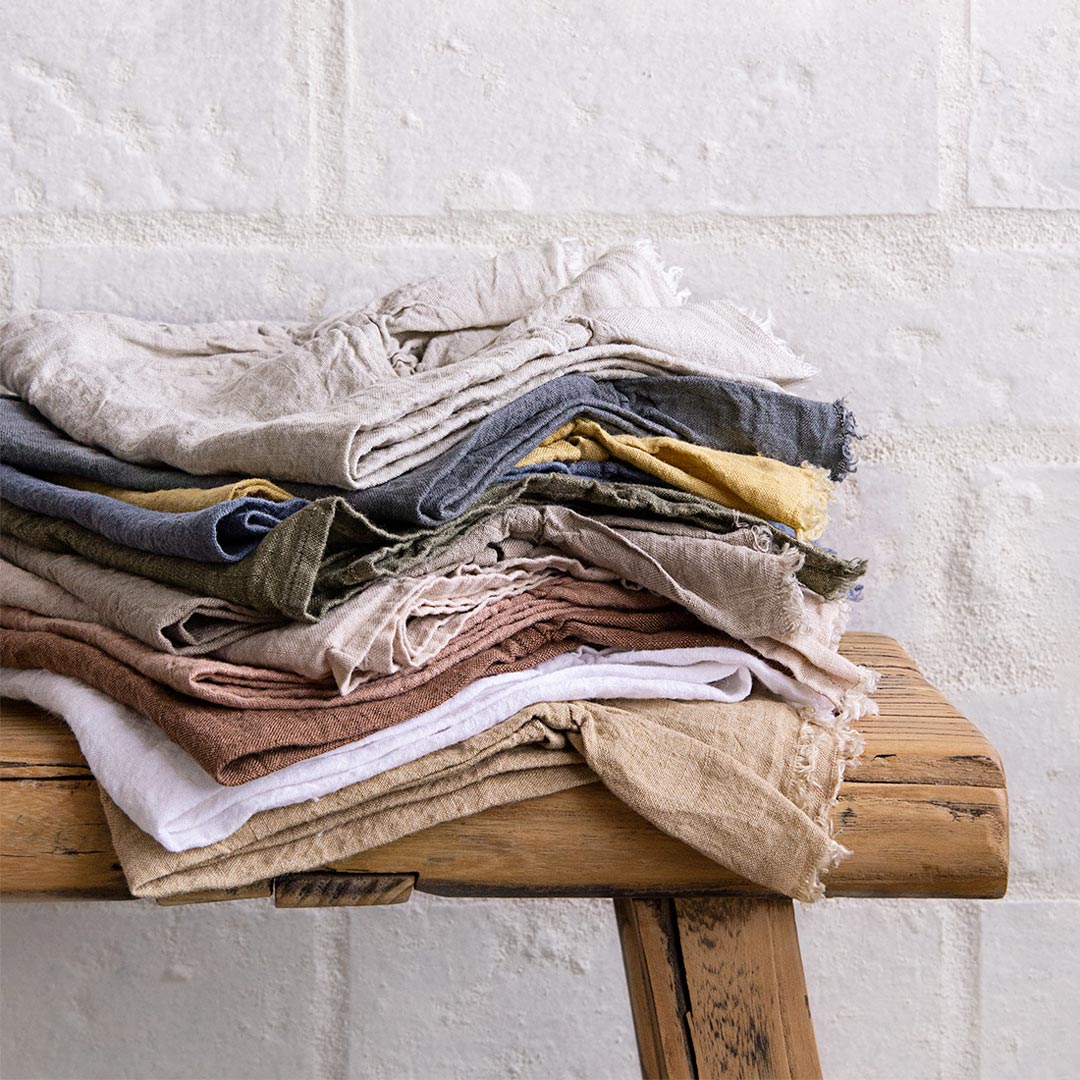 Kristine Linen Guest Towel - Cep