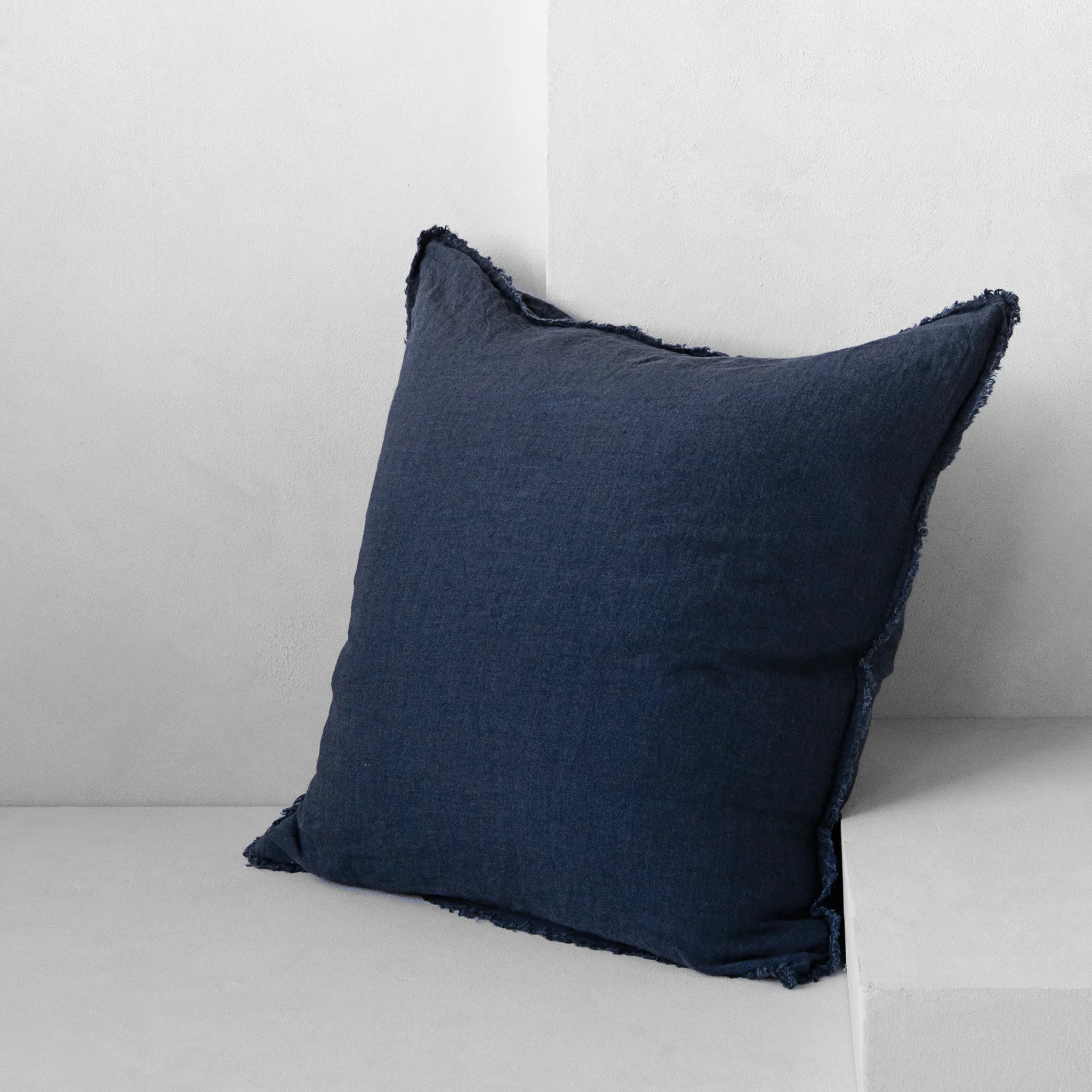 European Linen Pillowcases | Navy Blue | Hale Mercantile Co.