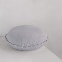 Flocca Macaron Linen Cushion - Fog