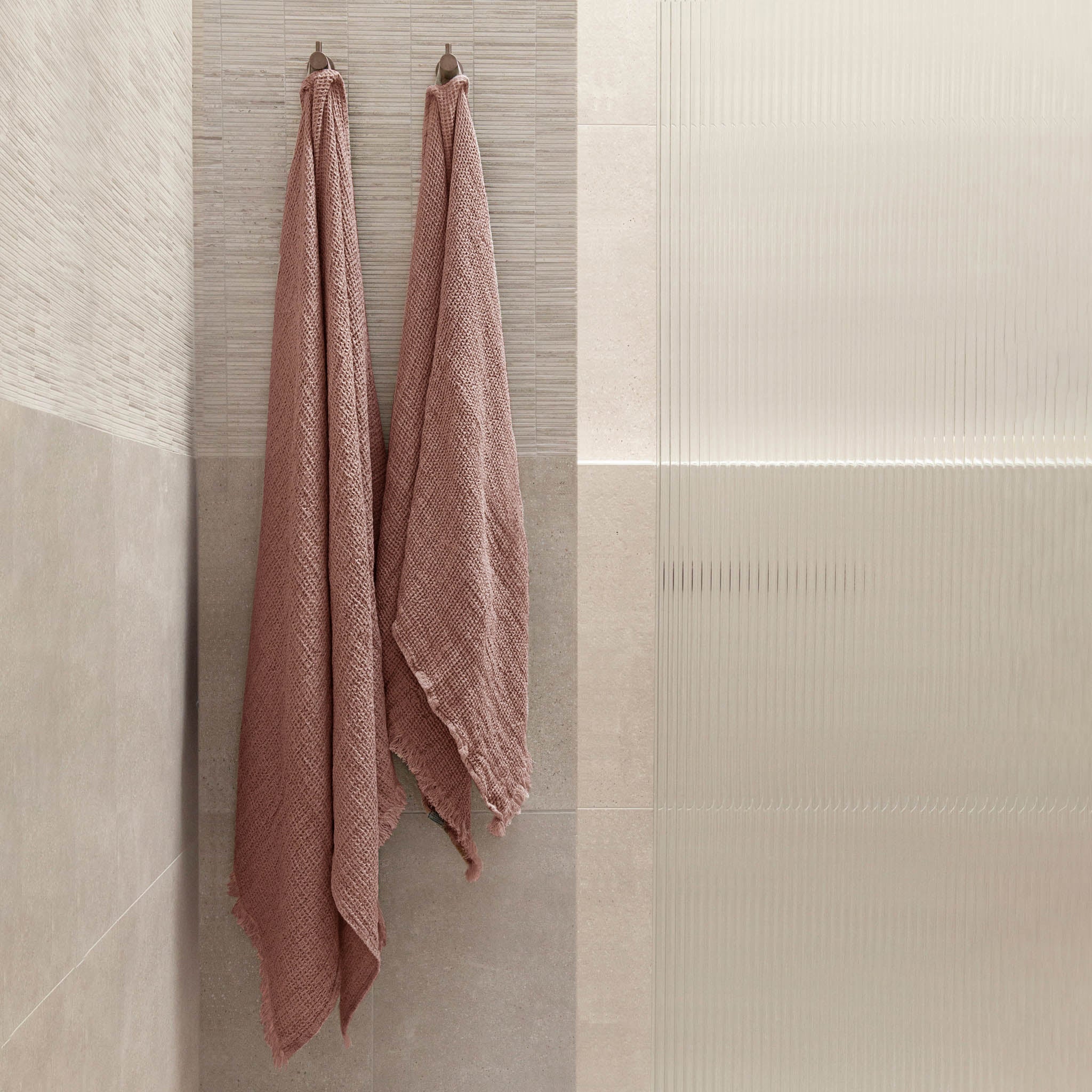 Luxury Linen Bath Towel | Clay Pink | Hale Mercantile Co.
