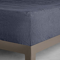 Basix Linen Fitted Sheet - Fonda - Super King