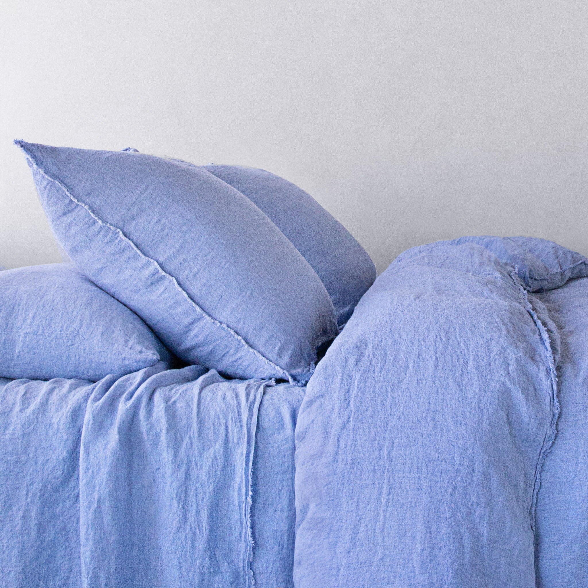 European Linen Pillowcases | Coastal Blue | Hale Mercantile Co.