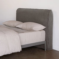 Flocca Linen Bedhead Short - Nox