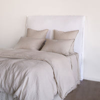 Flocca Linen Bedhead Tall - Ayrton