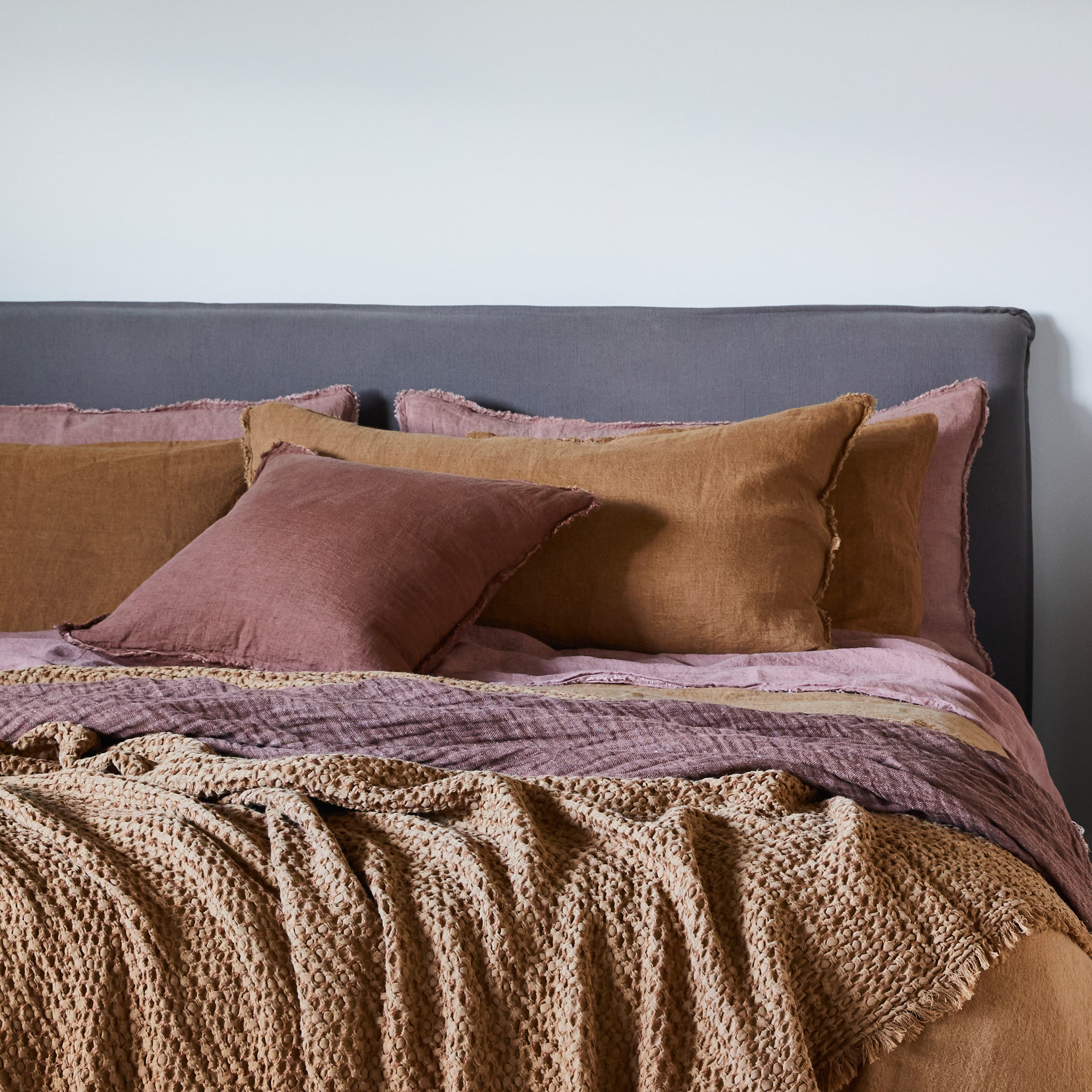 Linen Cushion & Cover | Muted Mulberry | Hale Mercantile Co.