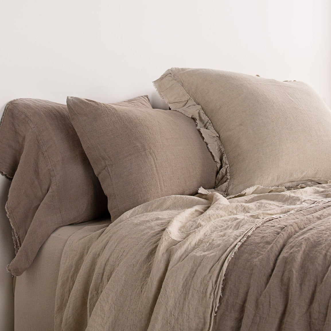 Basix Linen Pillowcase | Classic Taupe | Hale Mercantile Co.