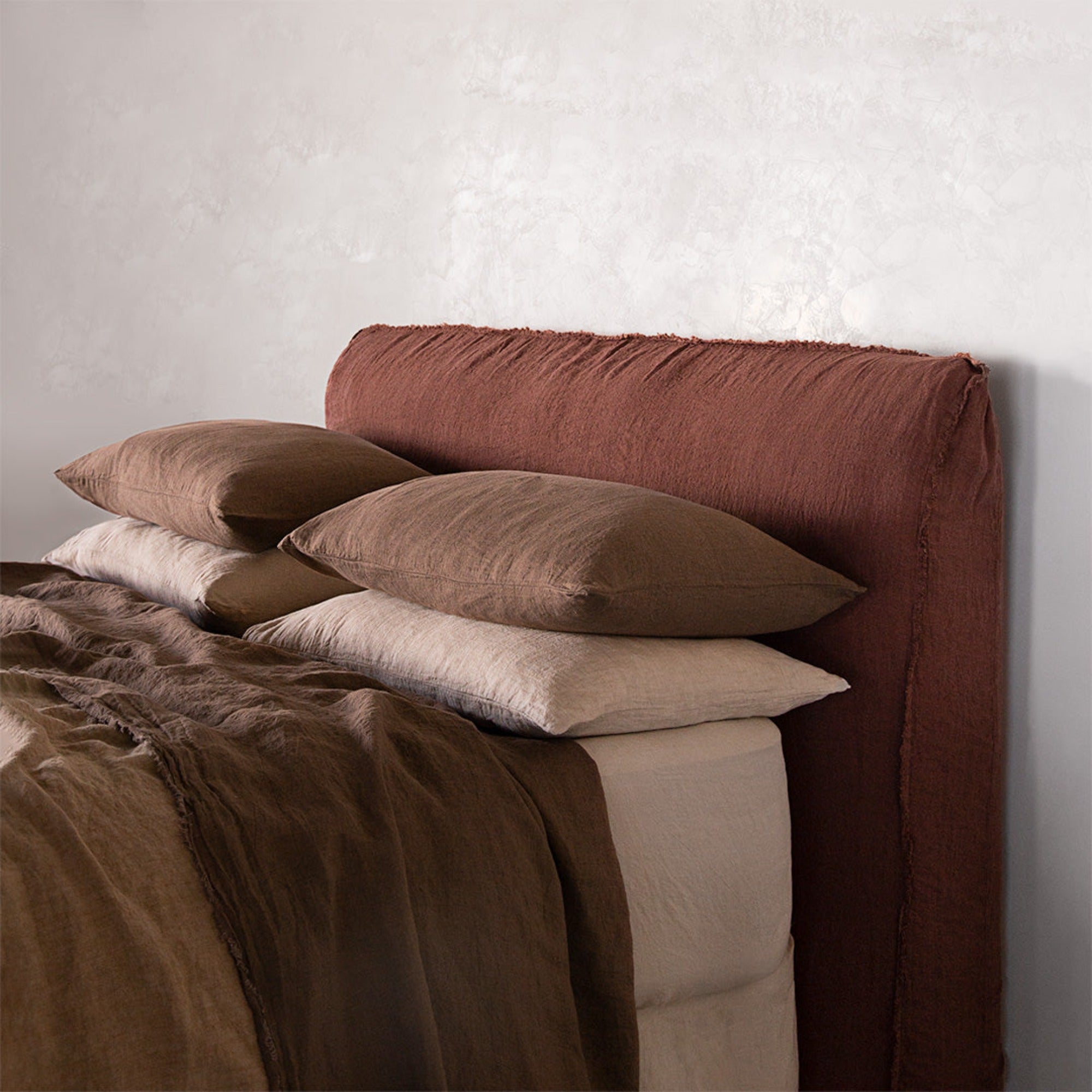 Basix Linen Pillowcase | Chocolate Brown  | Hale Mercantile Co.