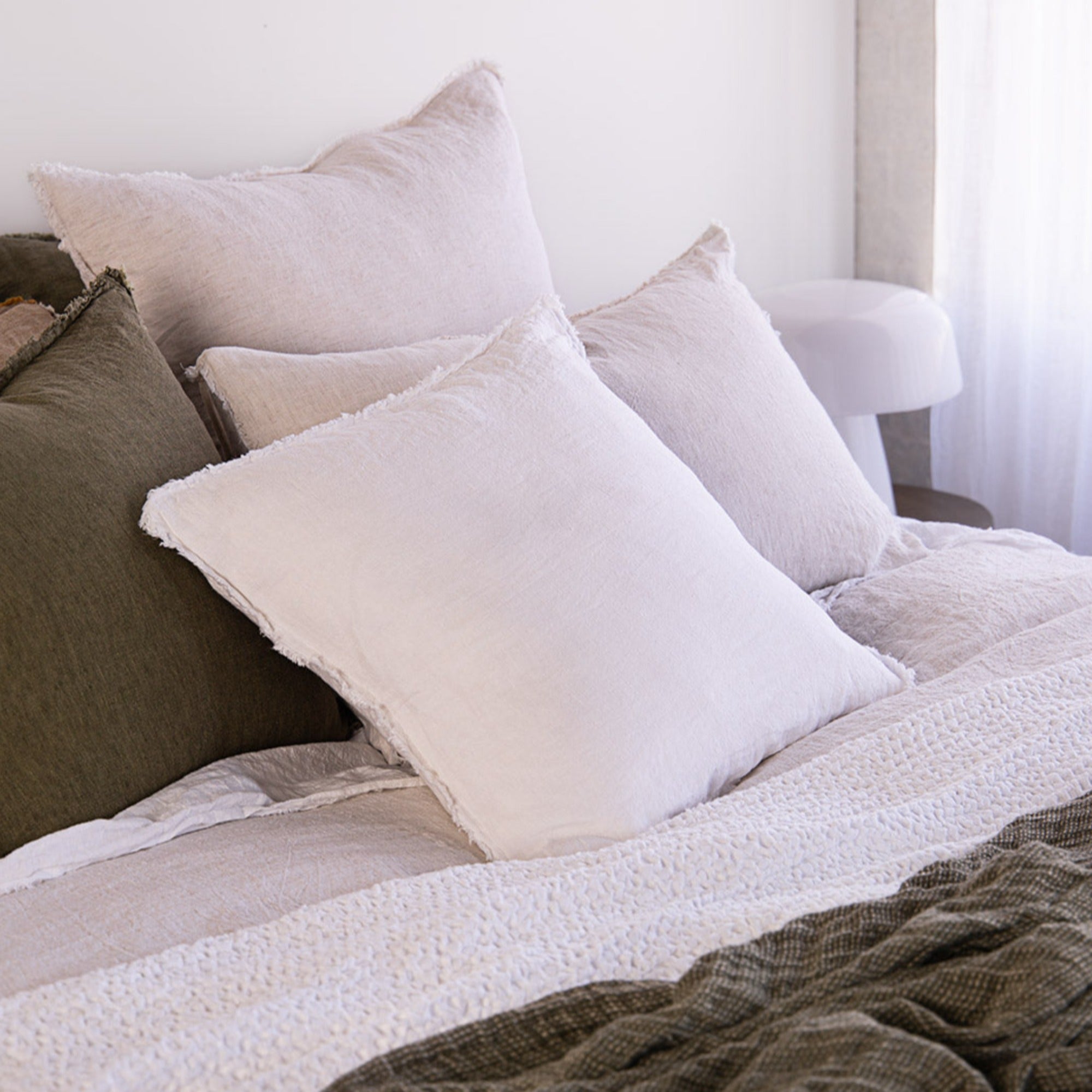 Linen Cushion & Cover | Antique White | Hale Mercantile Co.