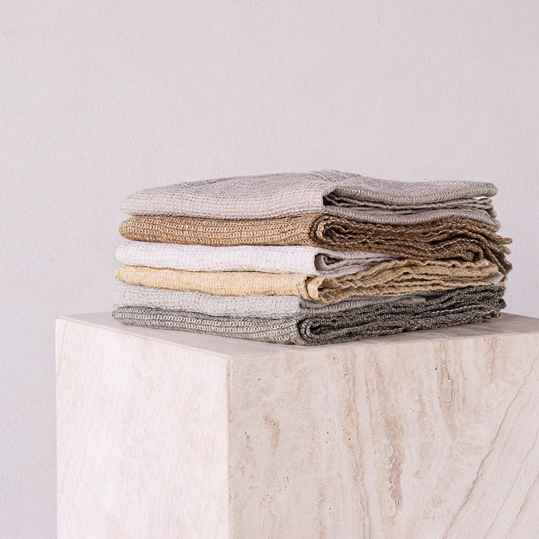 Linen Tea Towels | Deep Khaki | Hale Mercantile Co.