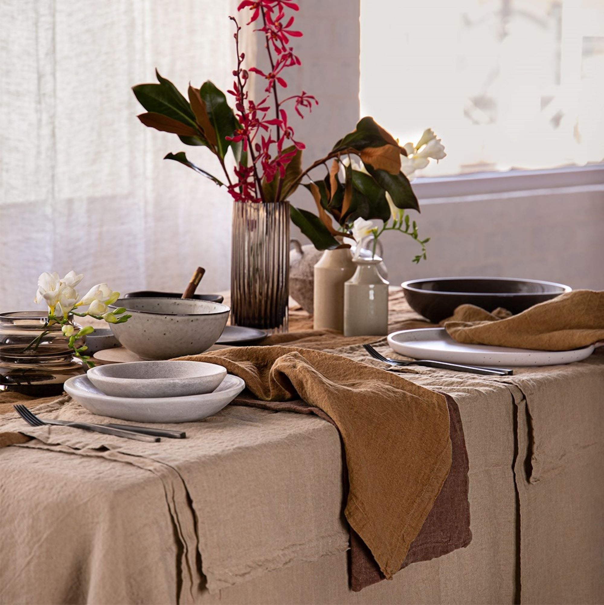 Linen Napkins | Rust Tone  | Hale Mercantile Co.