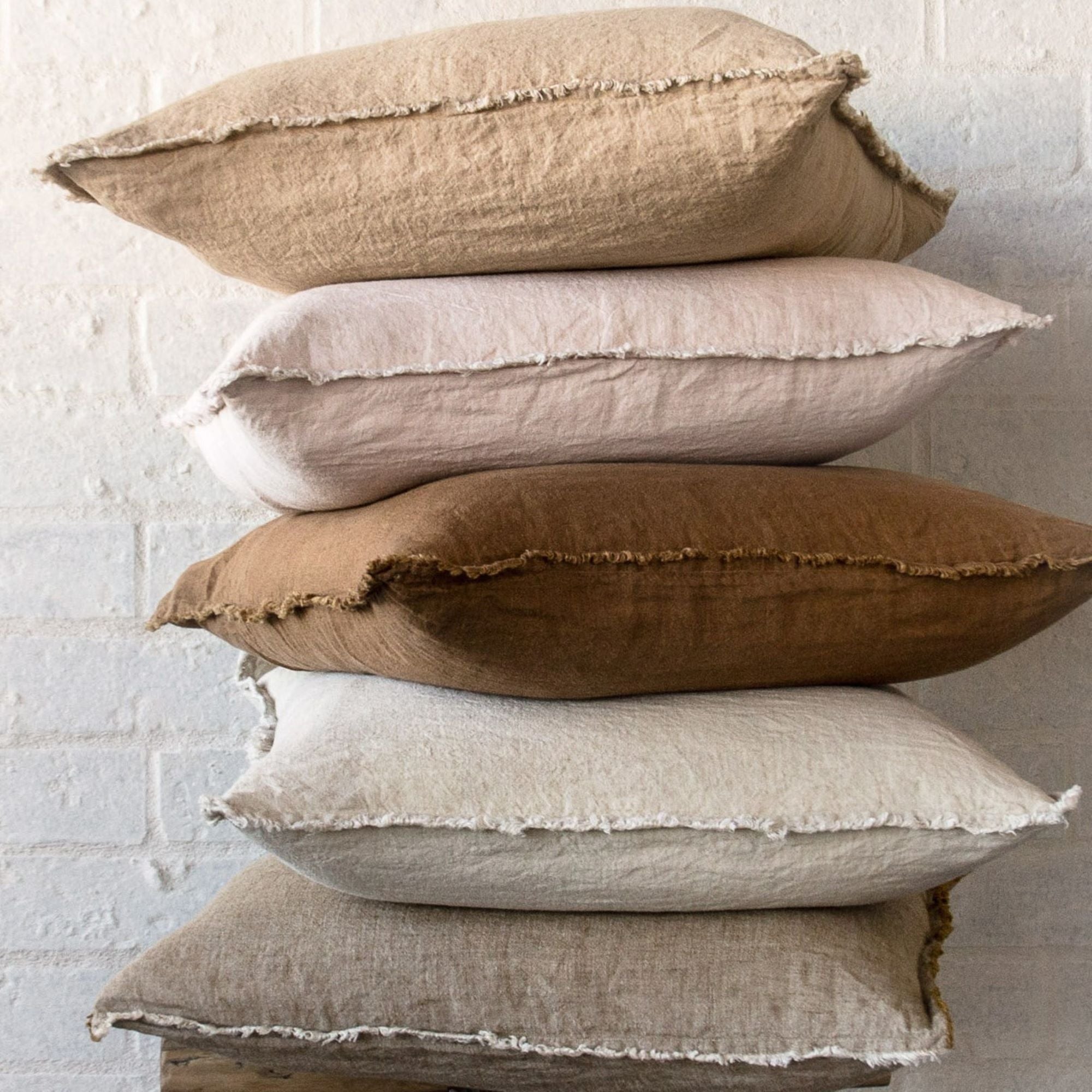 Linen Cushion & Cover | Caramel Tone | Hale Mercantile Co.