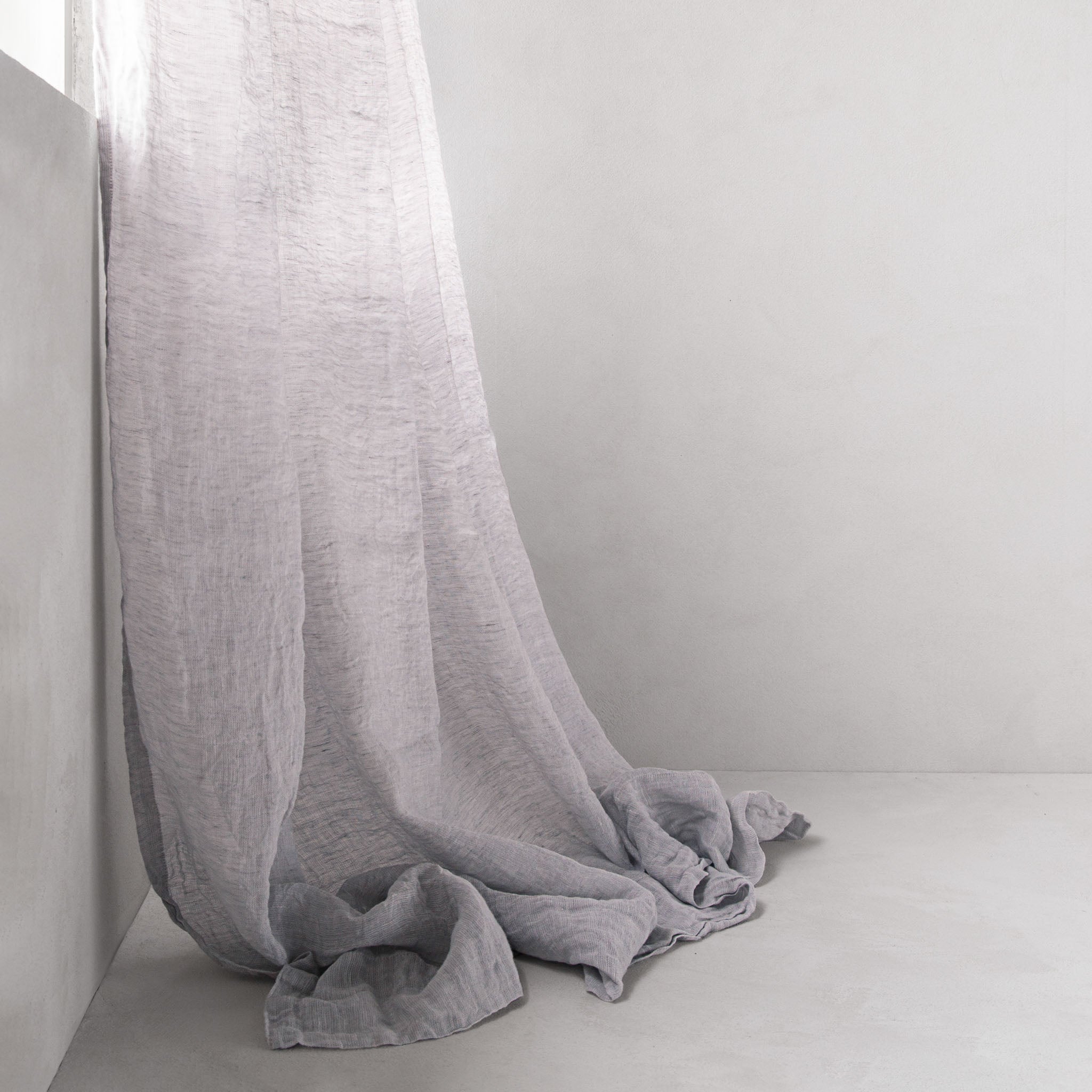 Linen Curtains | Pale Grey Sheer Curtains | Hale Mercantile Co.