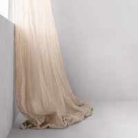 Basix Linen Curtains - Sable Sheer