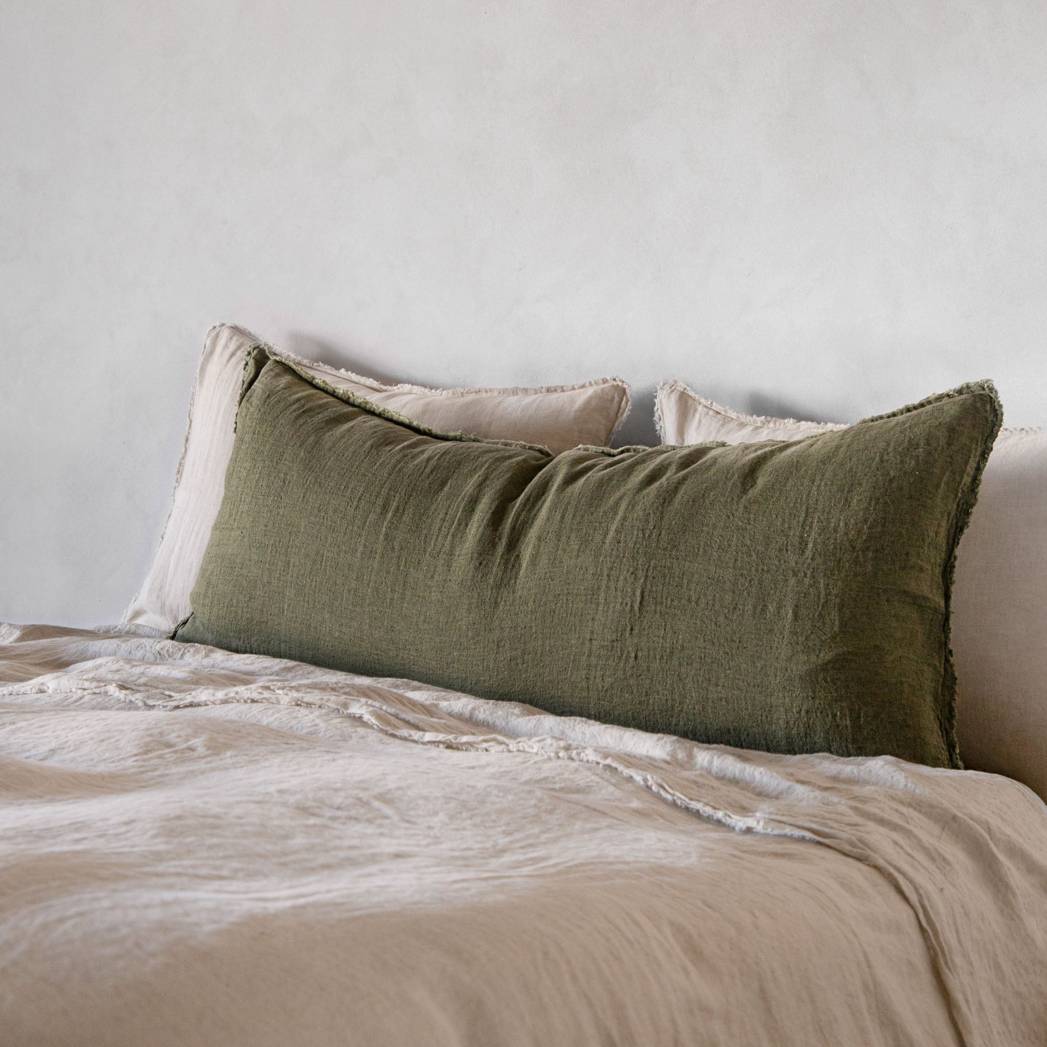 Long Body Pillow | Deep Khaki | Hale Mercantile Co.