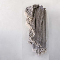 Crush Linen Throw Blanket - Tempest Melange