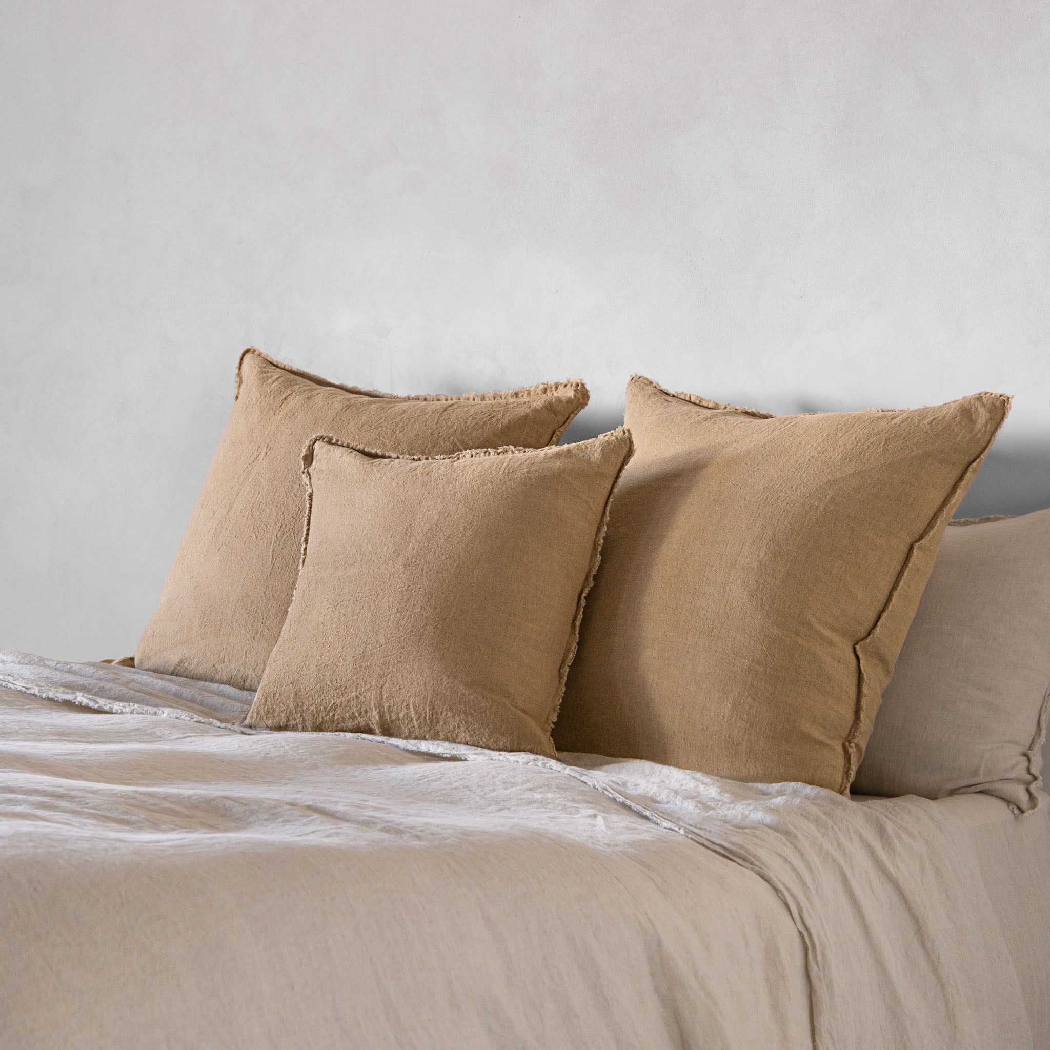Linen Cushion & Cover | Caramel Tone | Hale Mercantile Co.