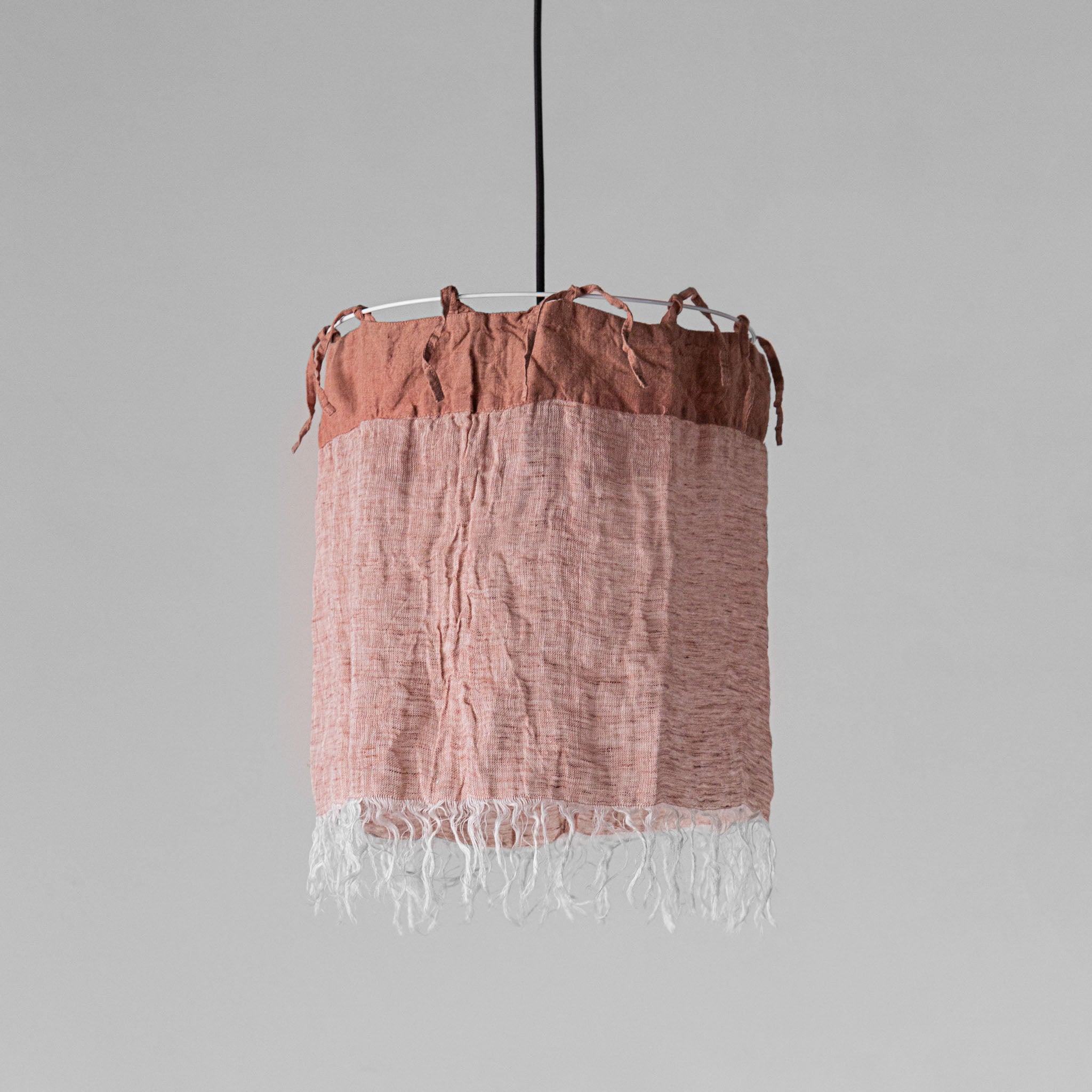 Linen Lamp Shade | Clay Pink | Hale Mercantile Co.