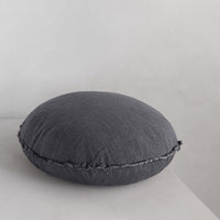 Flocca Macaron Linen Cushion - Tempest