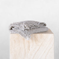 Flocca Linen Hand Towel - Fog