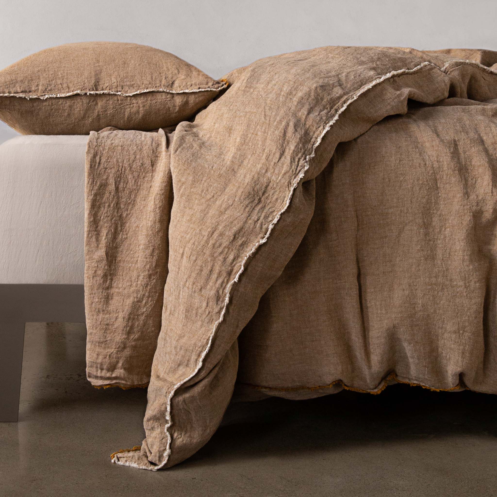 Linen Duvet Cover | Rich Toffee | Hale Mercantile Co.