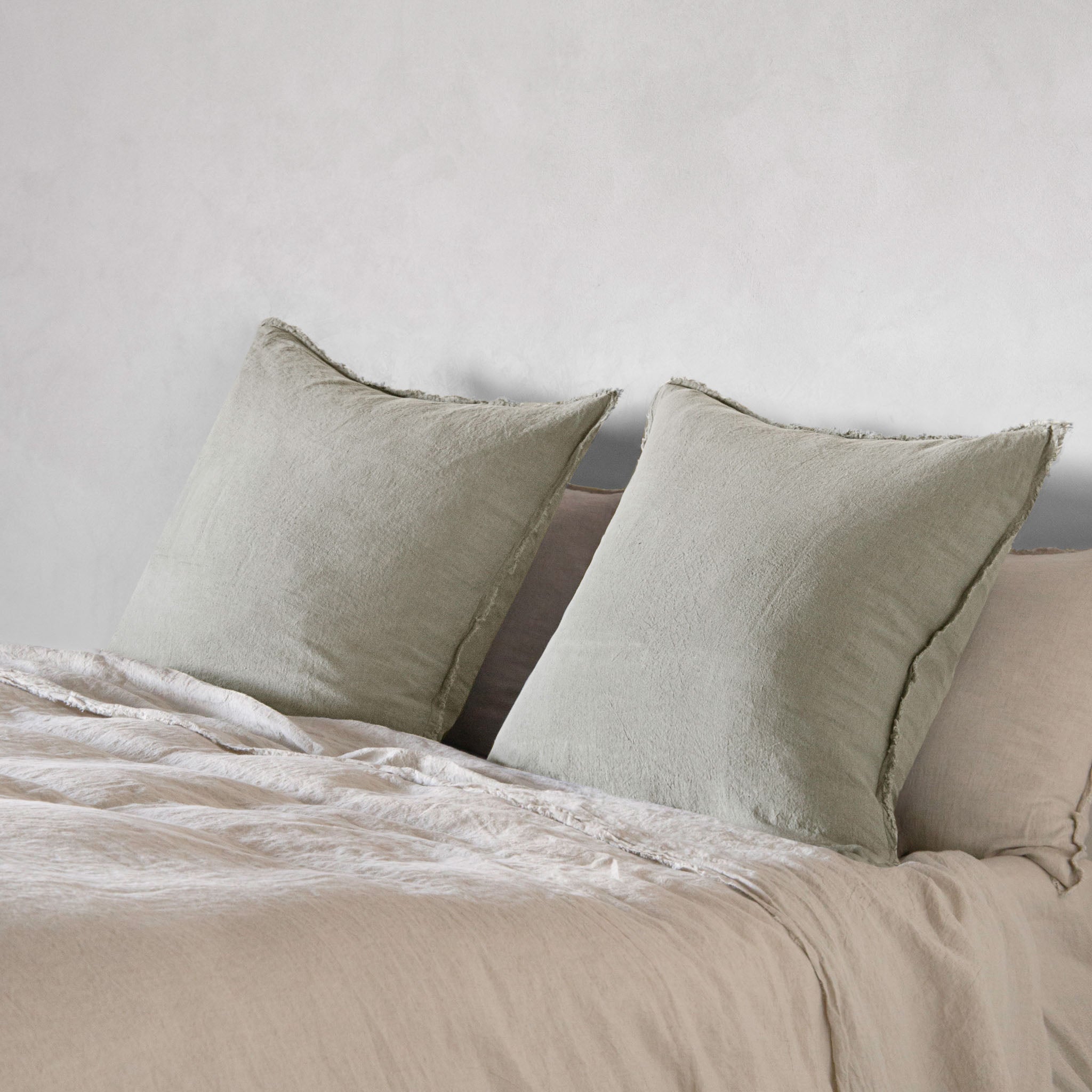 European Linen Pillowcases | Silvery Sage | Hale Mercantile Co.