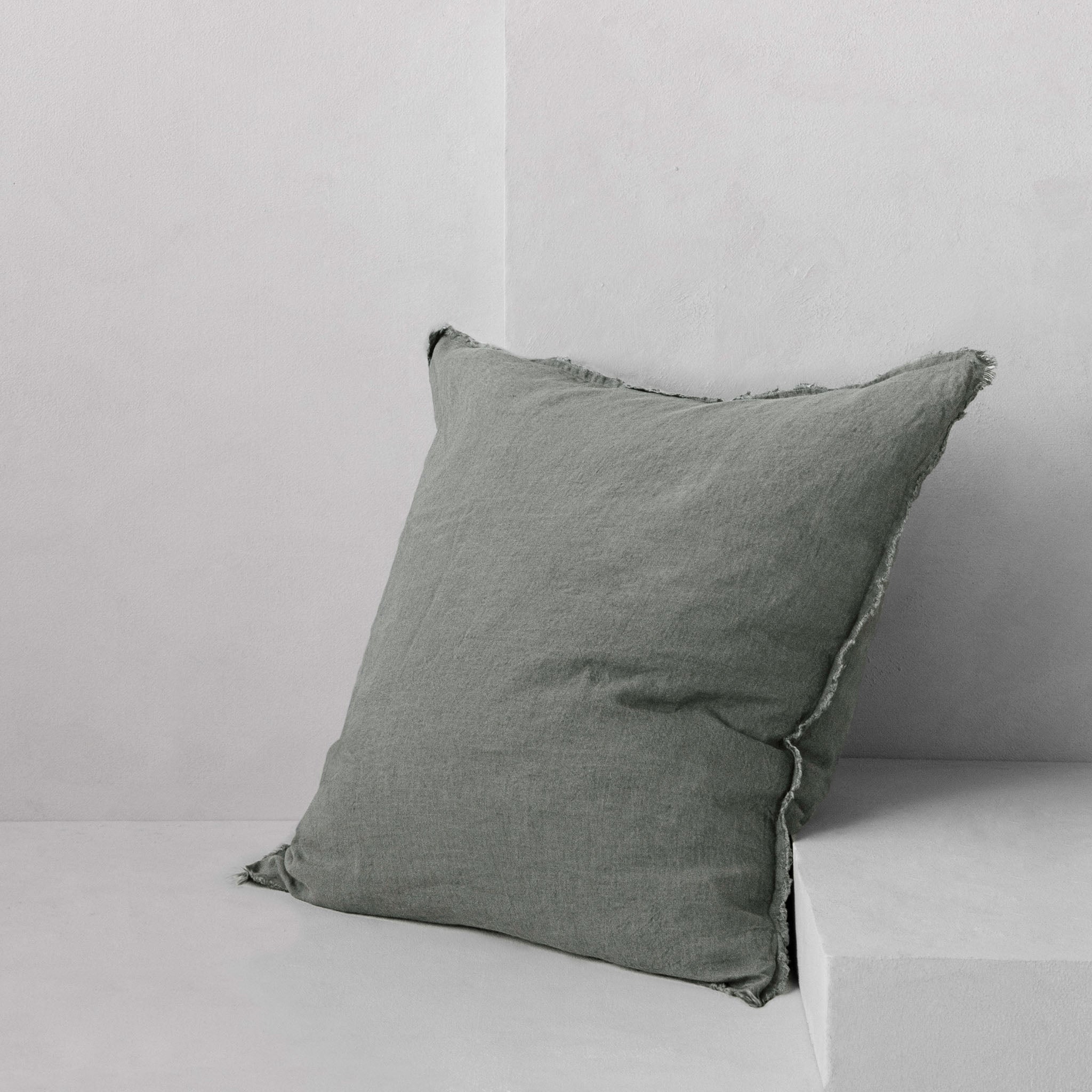 European Linen Pillowcase | Oceanic Green Blue | Hale Mercantile Co.
