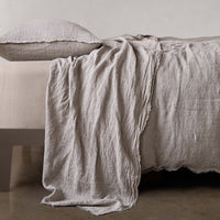 Flocca Linen Flat Sheet - Kali