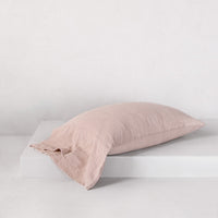 Flocca Long Linen Pillowcase - Floss