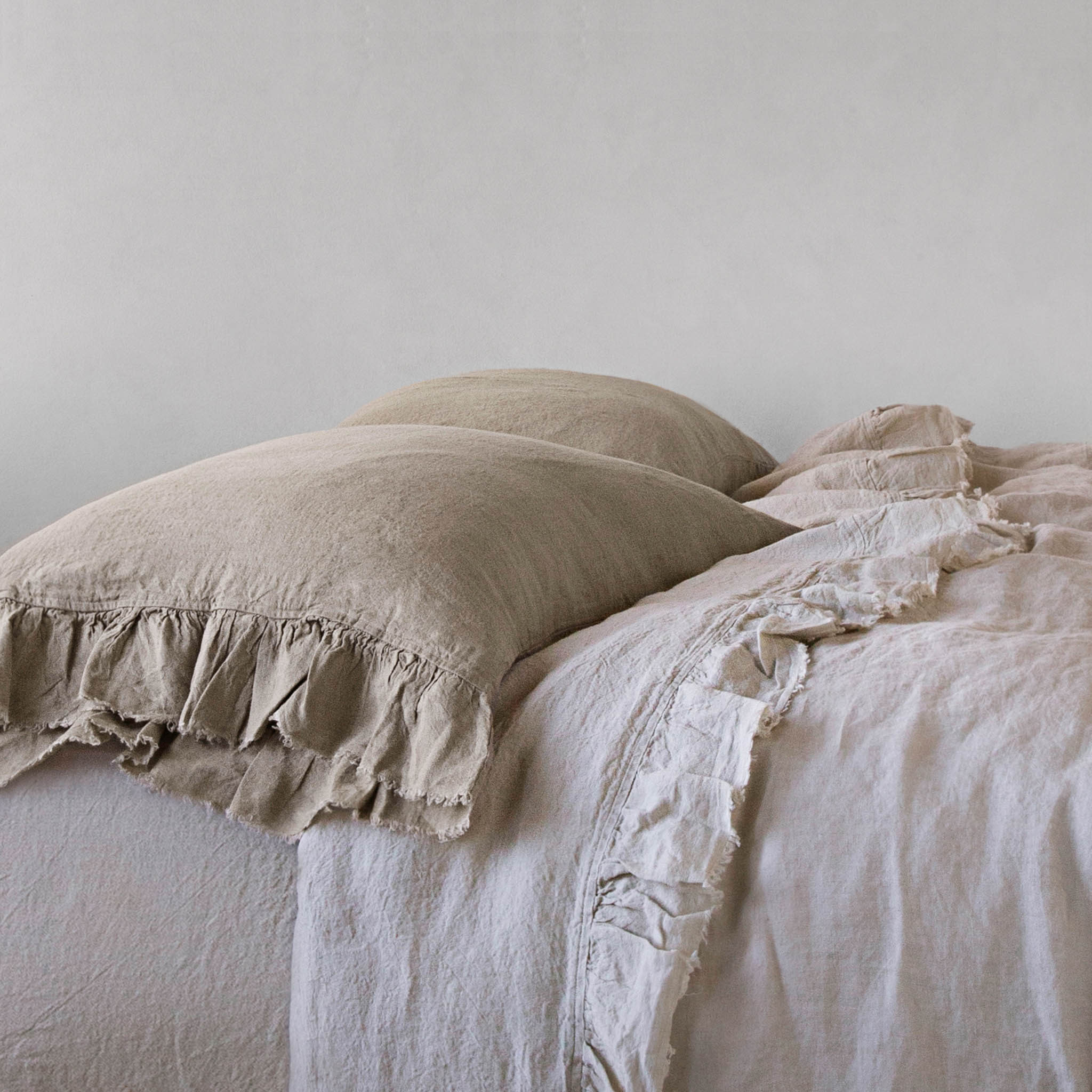 Pure Linen Pillowcases | Classic Taupe | Hale Mercantile Co.