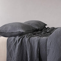 Flocca Linen Pillowcase - Tempest