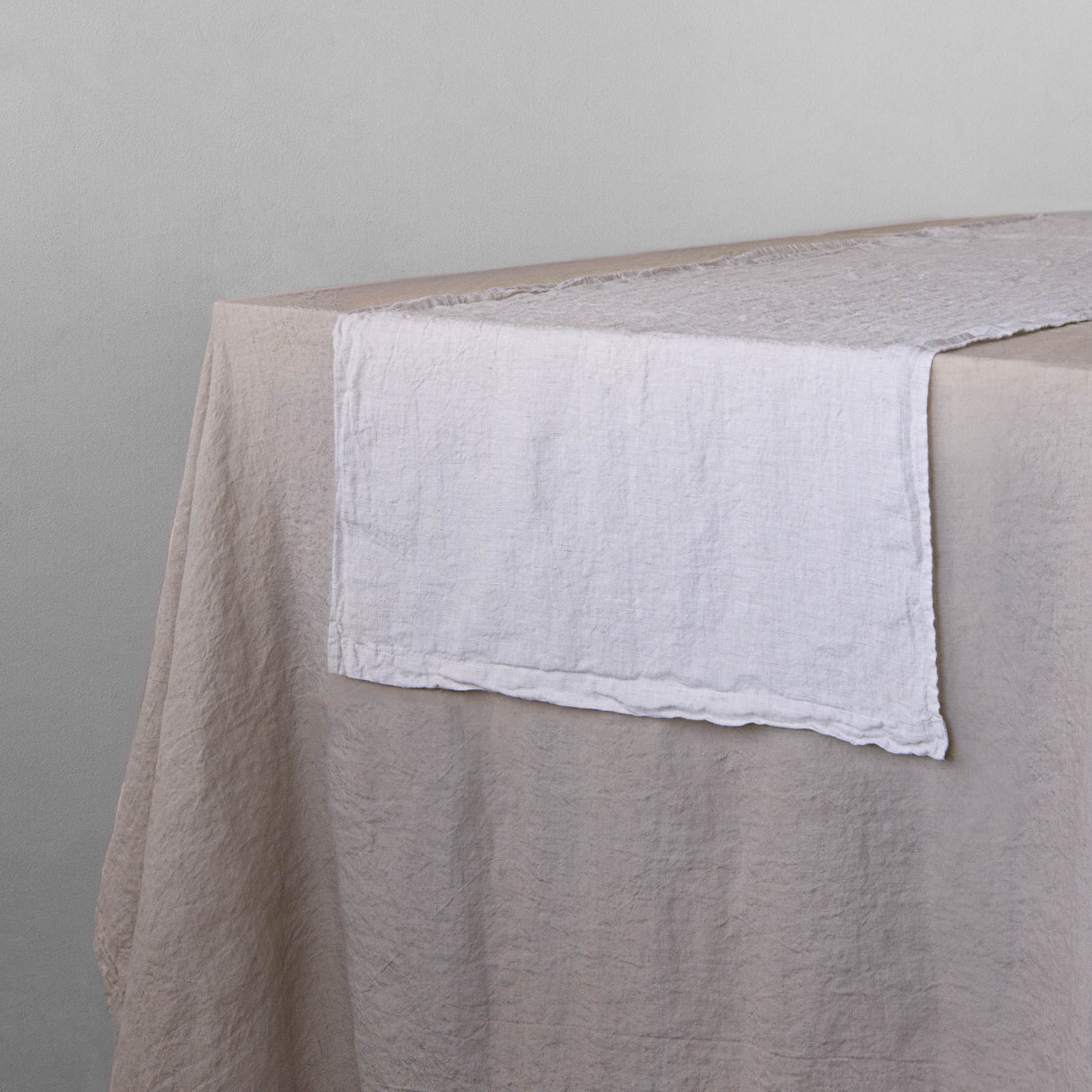 Linen Table Runner | Pale Stone | Hale Mercantile Co.