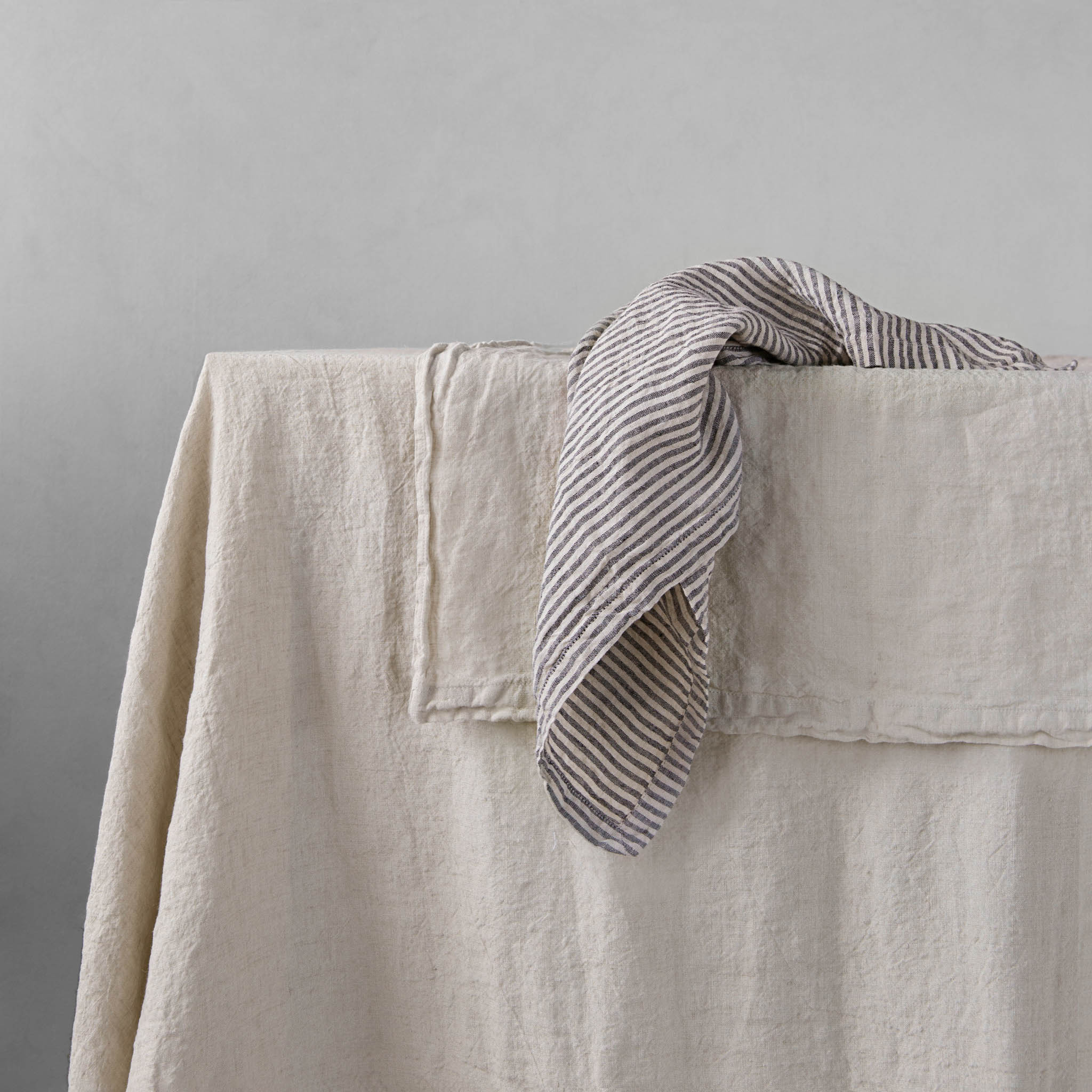 Stripe Linen Napkin | Natural Stripe | Hale Mercantile Co.