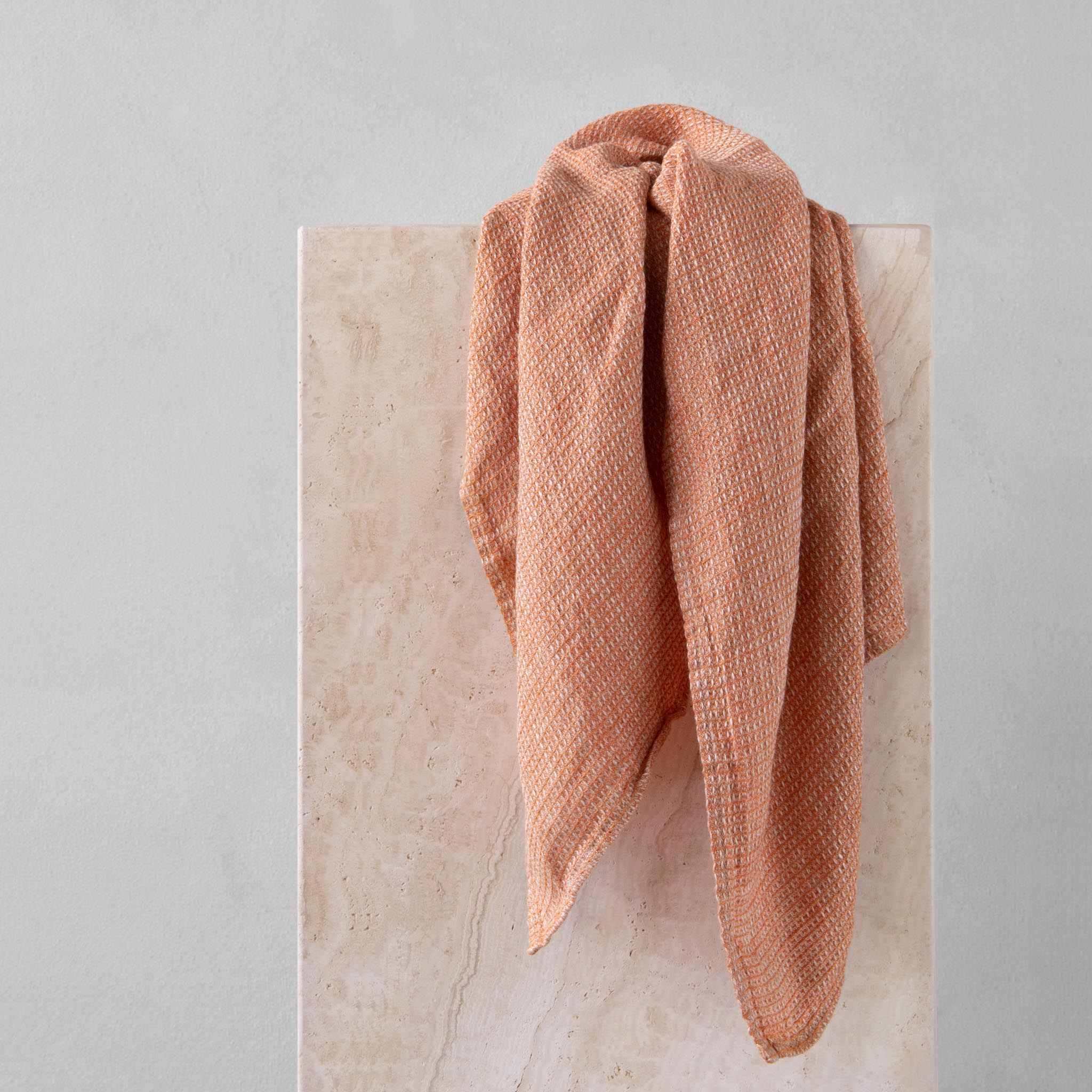 Linen Tea Towels, Burnt Orange