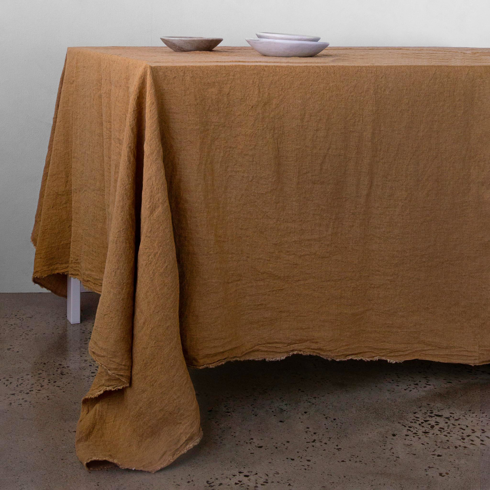 Linen Tablecloth | Rust Tone  | Hale Mercantile Co.