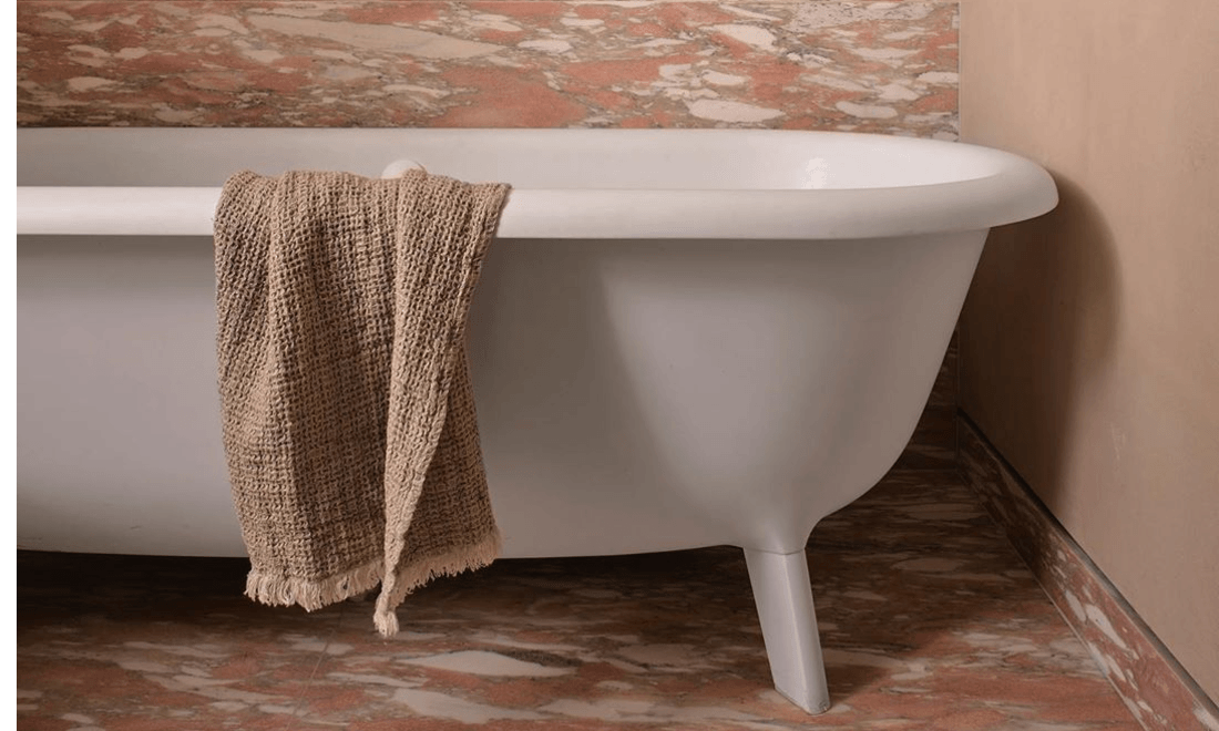 Bathroom stories - Marble and European Linen
