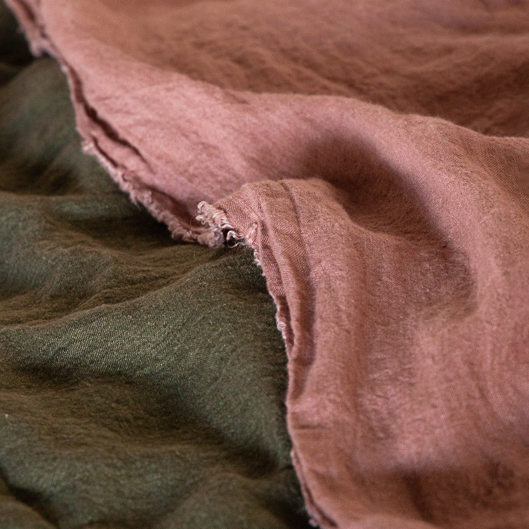 Linen Flat Sheet | Clay Pink | Hale Mercantile Co.