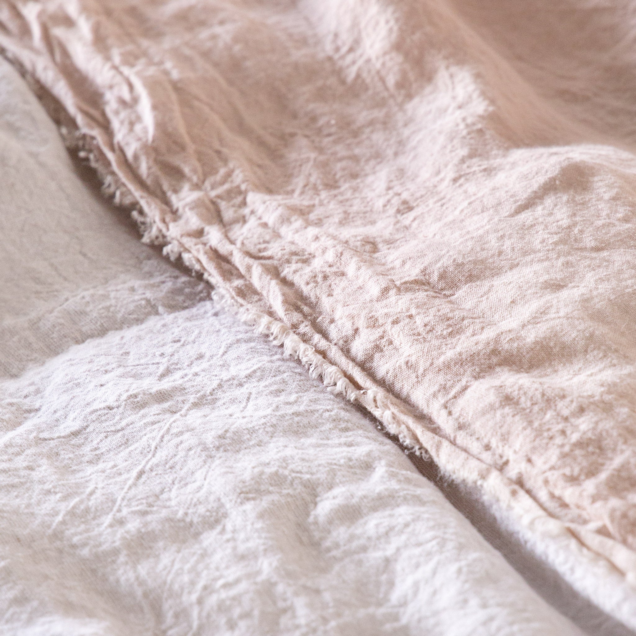 Flocca Linen Flat Sheet | Earthy Pink | Hale Mercantile Co.