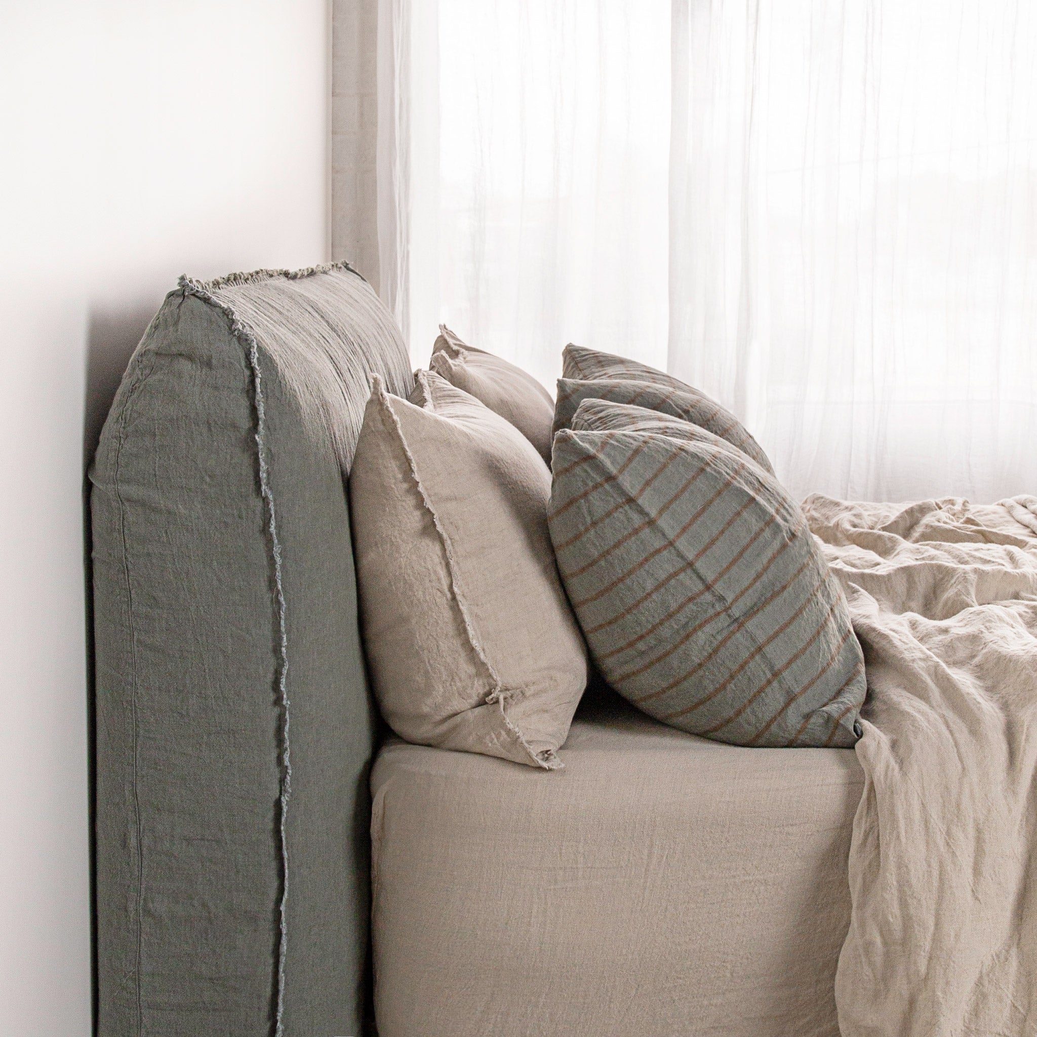 Linen Pillowcases | Sandy Color | Hale Mercantile Co.