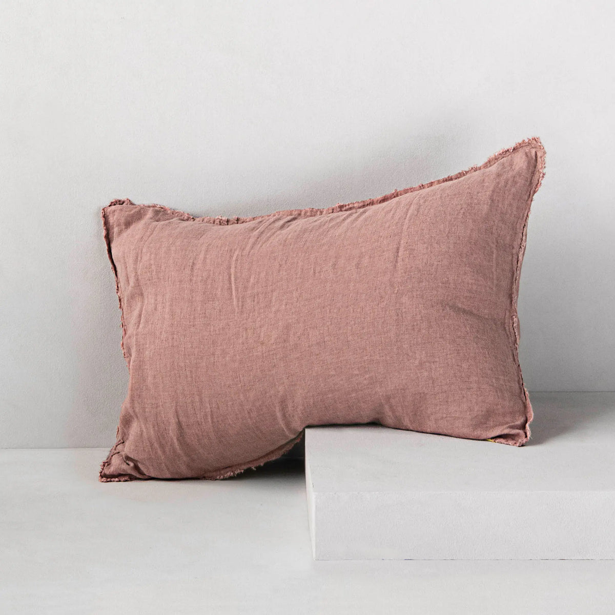 Flocca Linen Pillowcase - Rosa